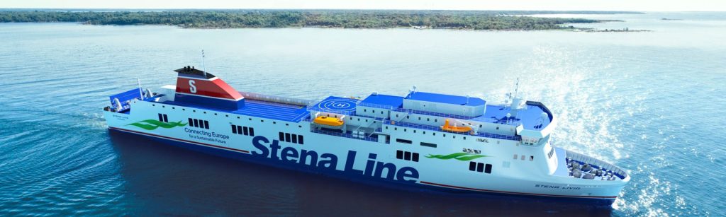 Stena Livia onderweg tussen Travemünde en Liepaja