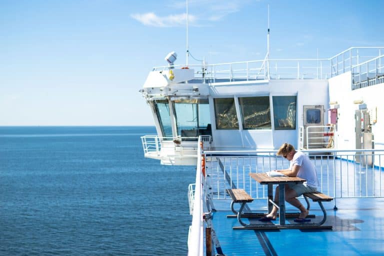 Finnlines ferry zonnedek