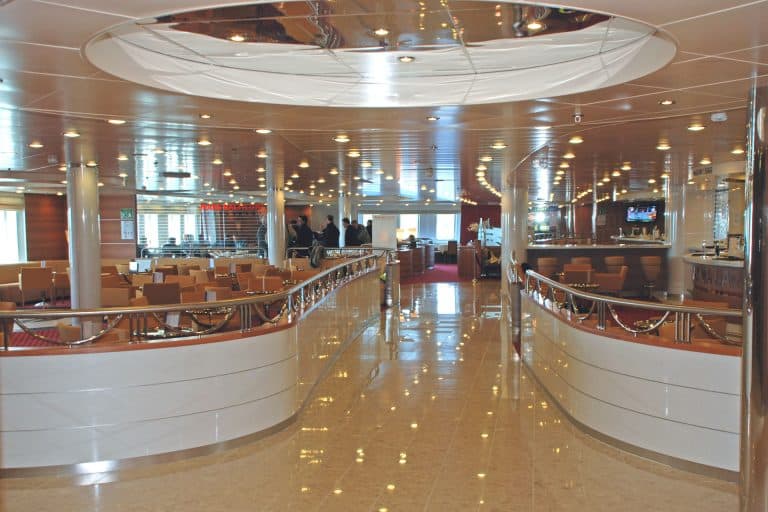 restaurant mare balticum op de overtocht Kiel - Klaipeda