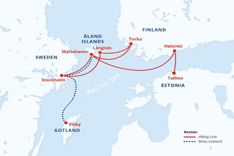 Viking Line Routes